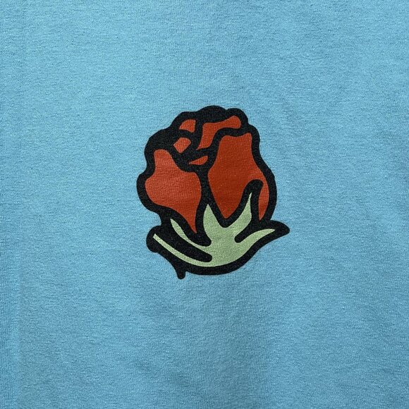 A-Lab Withered Rose Pacific Blue T-Shirt Men L - Picture 2 of 6